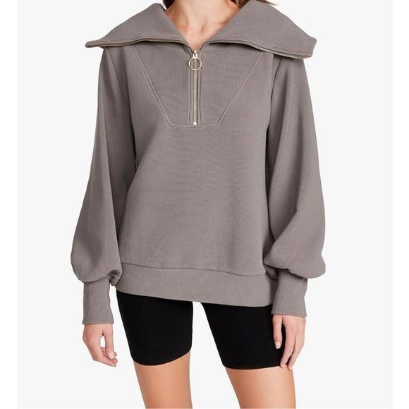 Varley Sweaters - Womens Varley Vine Half Zip Pullover